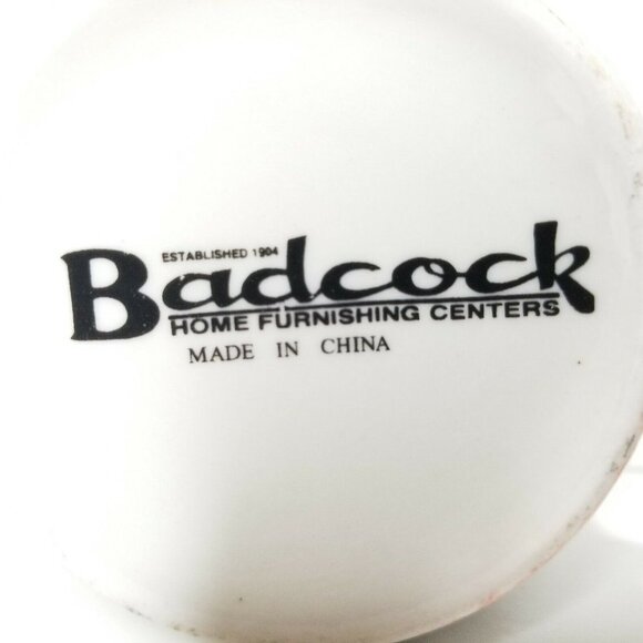 Lot of (3) Vintage Badcock Christmas Tree Mugs Ceramic Tea Hot Cocoa Cups - Picture 5 of 7